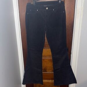 Ariat Black Flared Corduroy Pants